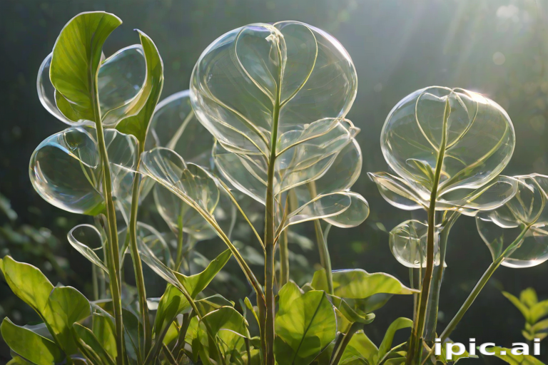 transparent plants