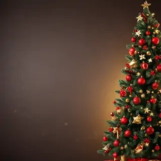 christmas background portrait