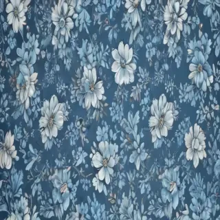 blue floral background