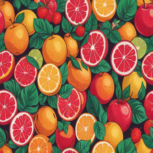 aesthetic fruit background