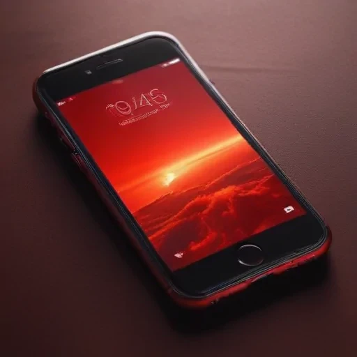 red lockscreen