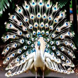 white peacock