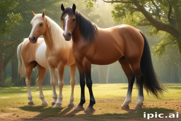 cartoon horses