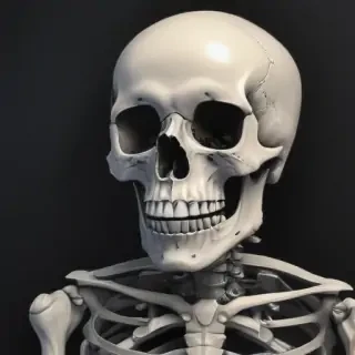 creative skeleton drawings