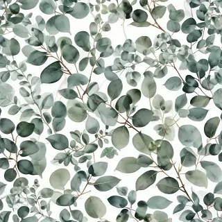 eucalyptus clipart black and white