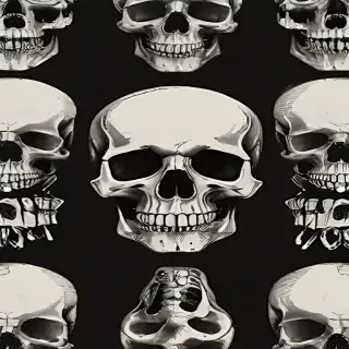skull phone wallpaper