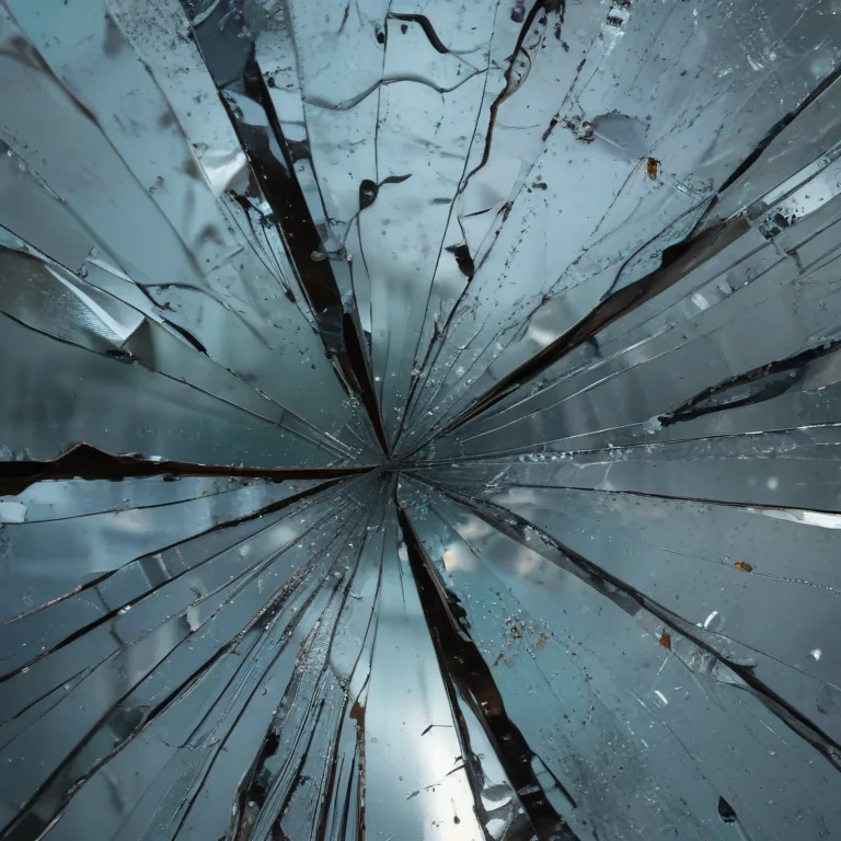 broken glass overlay