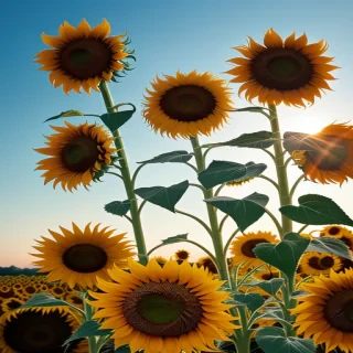 aesthetic sunflowers