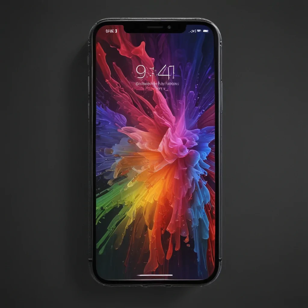 iphone with transparent background