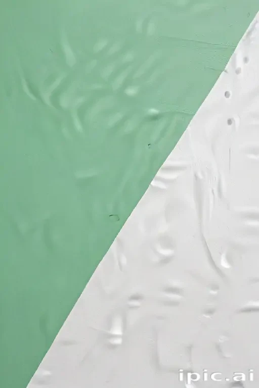 white and green background