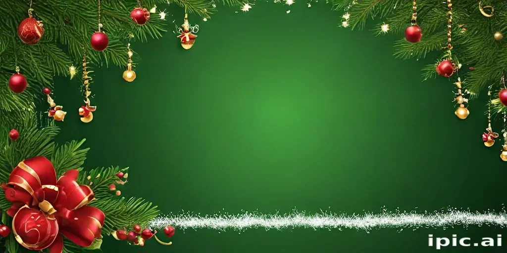 green christmas background