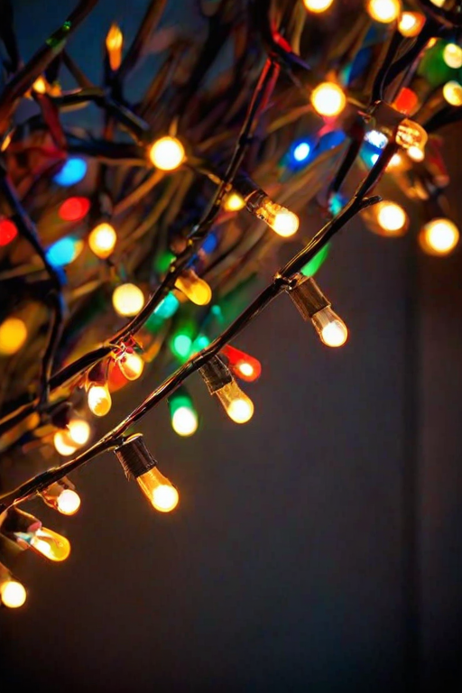 christmas lights iphone wallpaper