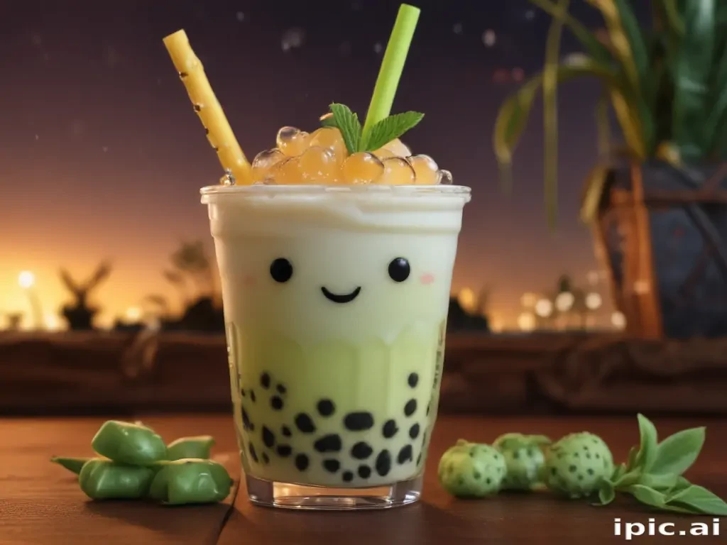 boba tea cute