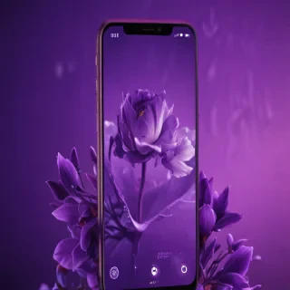 purple home screen wallpaper