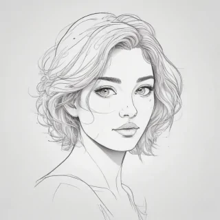 transparent line art