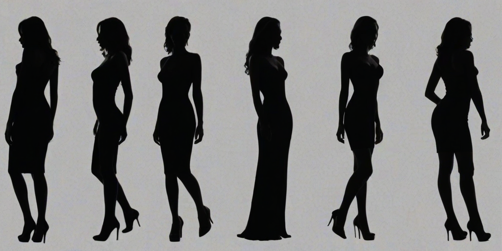 woman silhouette png