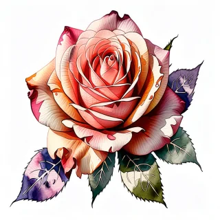 watercolor rose png
