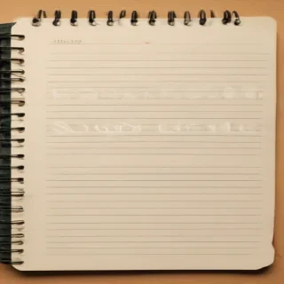notebook page background