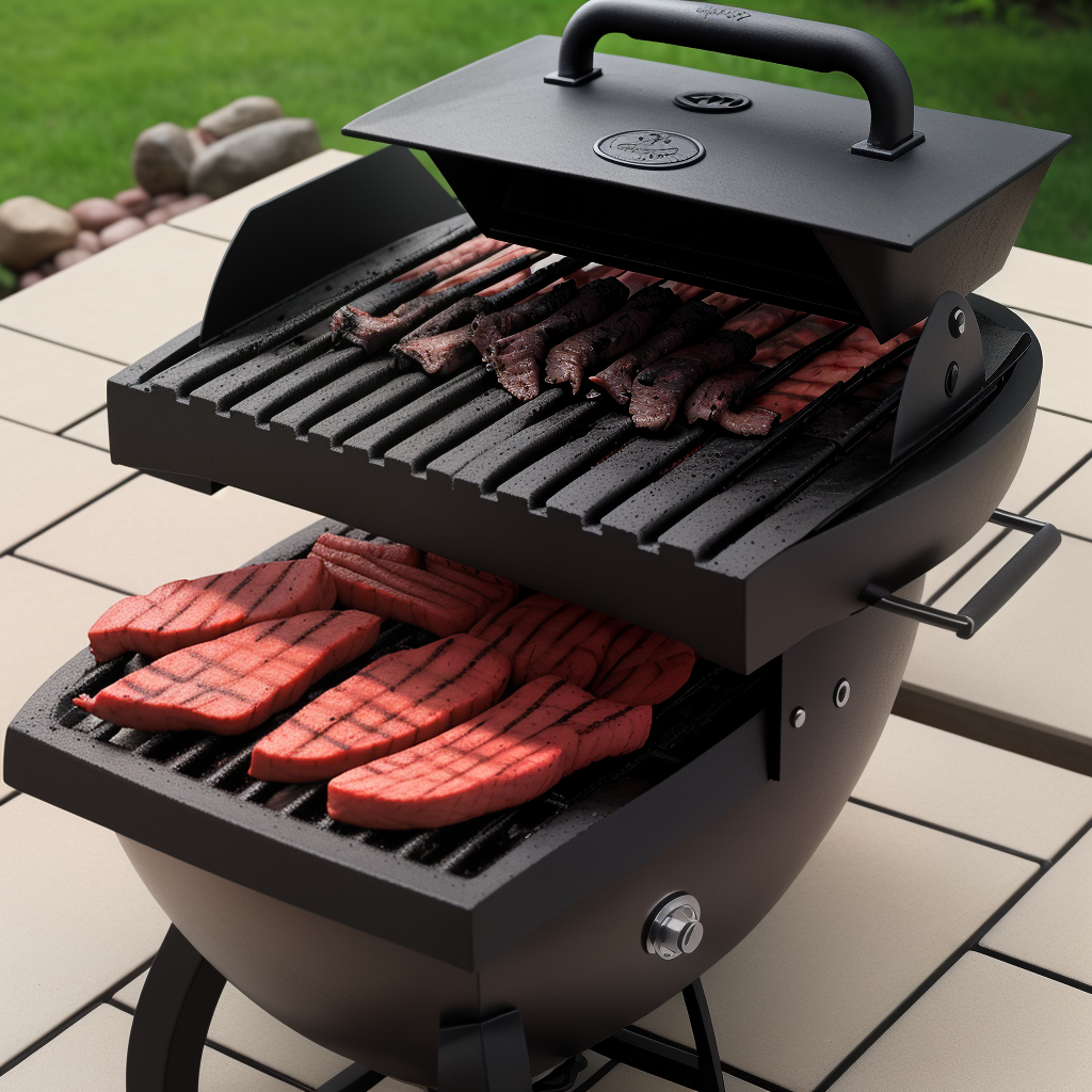 cast iron hibachi charcoal grill