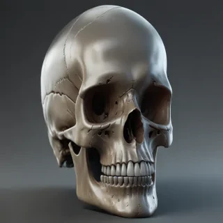 transparent skull png