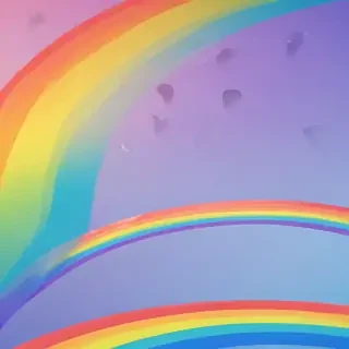 rainbow transparent background