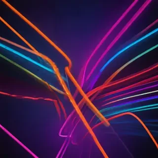 neon color background