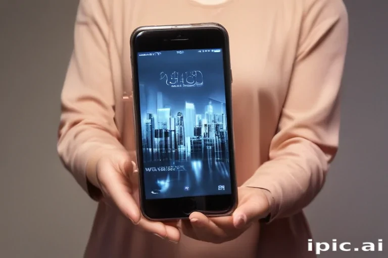 holding a phone