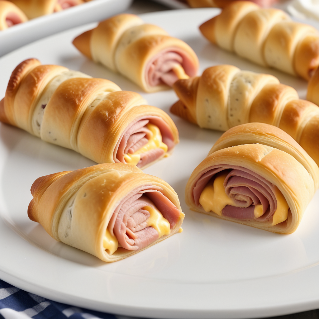 ham and cheese crescent roll ups