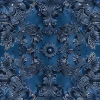 blue border design
