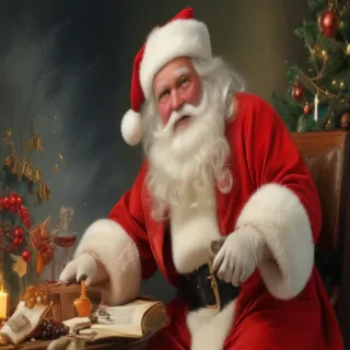 vintage santa image