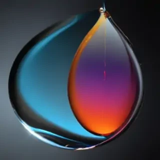 water drop transparent