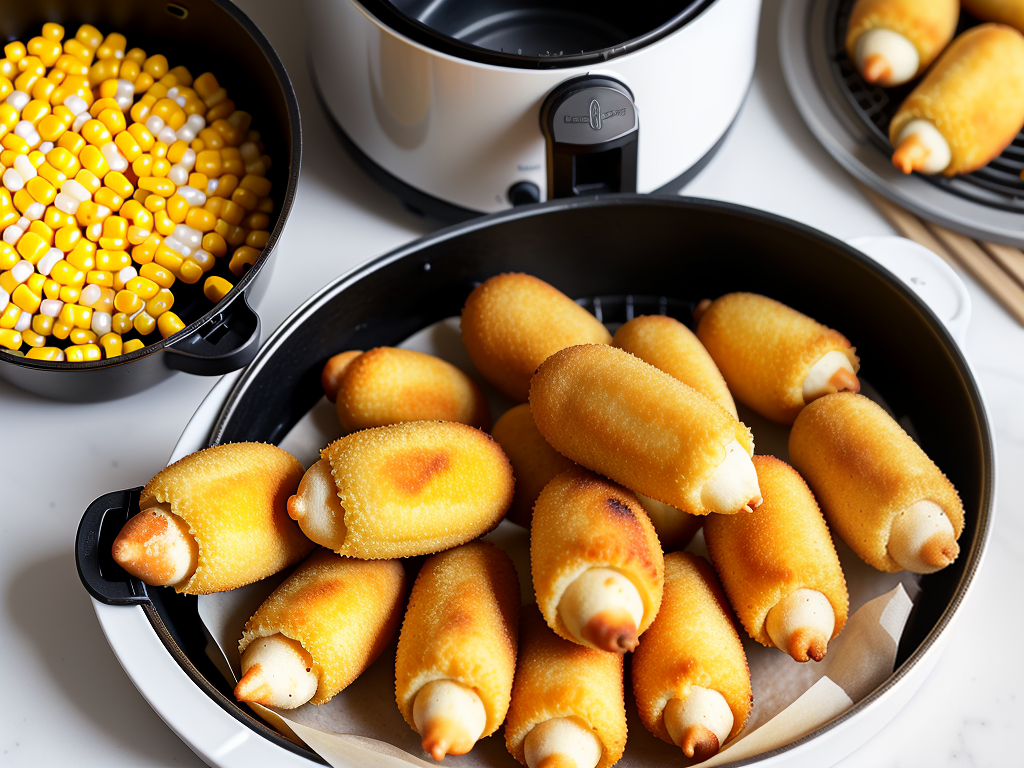 how to cook mini corn dogs in air fryer