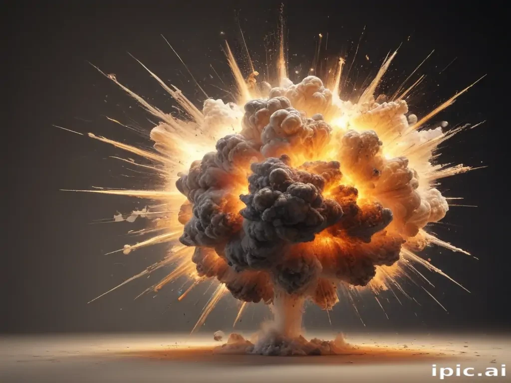 explosion transparent background