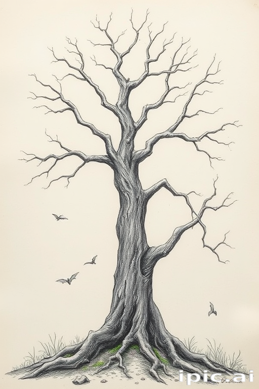 dead tree drawings