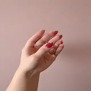 hand heart aesthetic