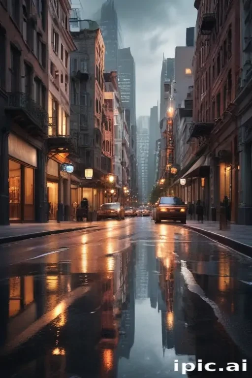 city street background