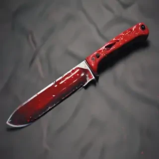 bloody knife aesthetic