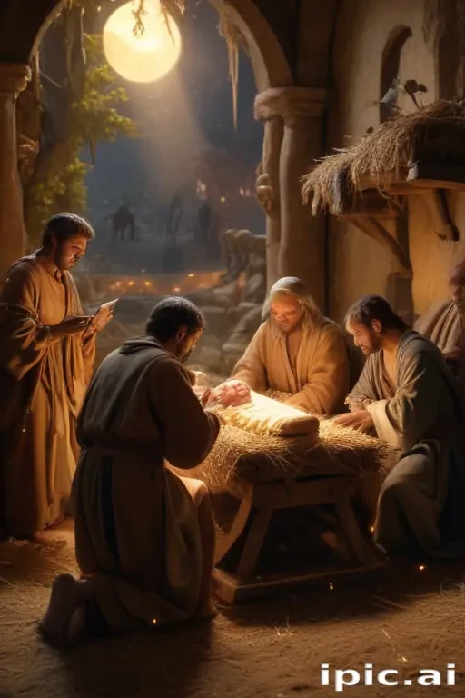 manger scene images free