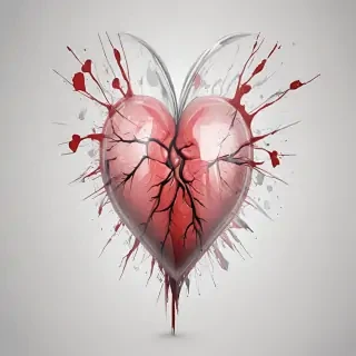 broken heart transparent
