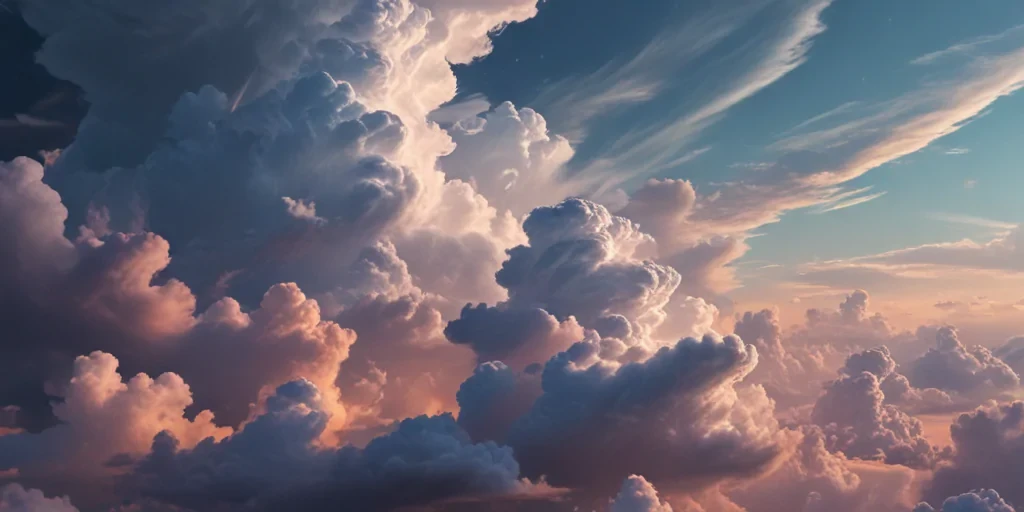 aesthetic clouds wallpaper