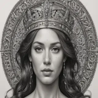 crown drawing