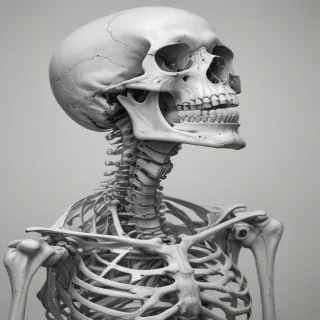 creative skeleton drawings
