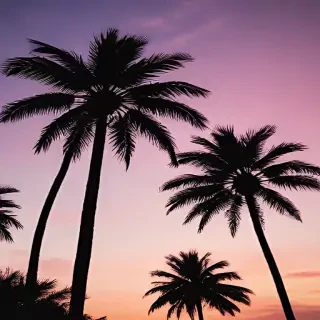 palm trees background
