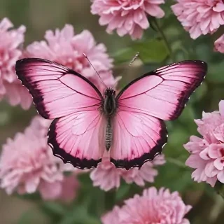 pink butterfly images