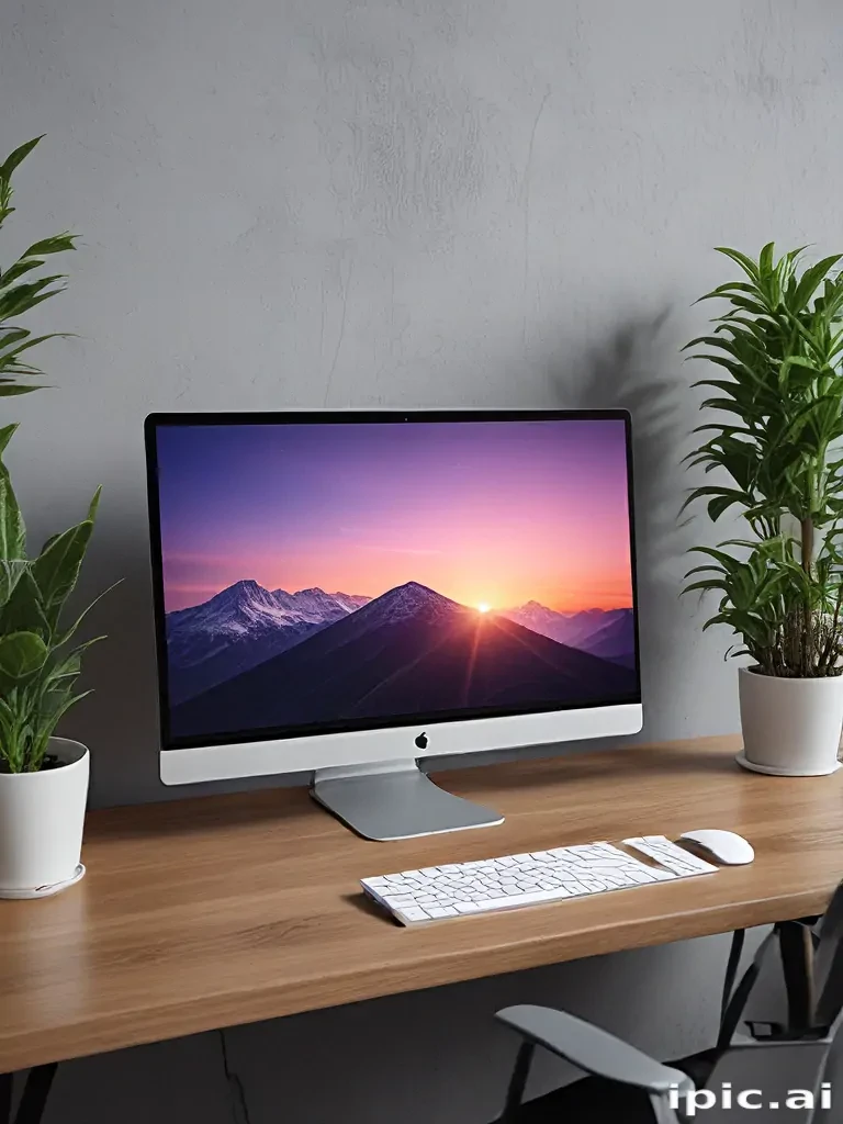 pc screen mockup