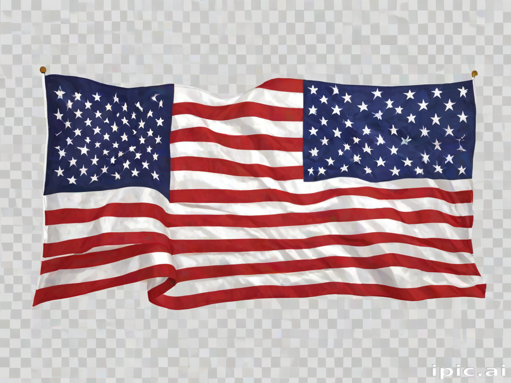 united states flag transparent