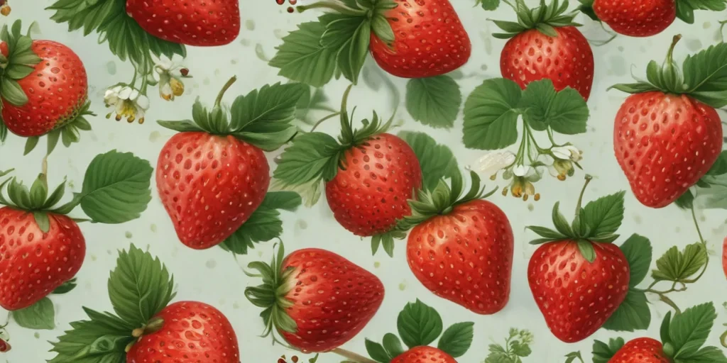 strawberry wallpaper aesthetic