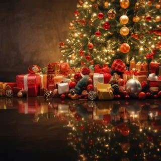 christmas background aesthetic