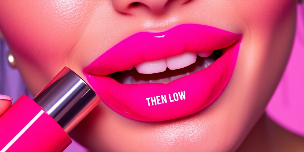Playful neon pink "Electric Bubblegum" liquid lipstick electrifies full lips with intense, ultra-bright pigmentation and a comfortable, transfer-resistant formula