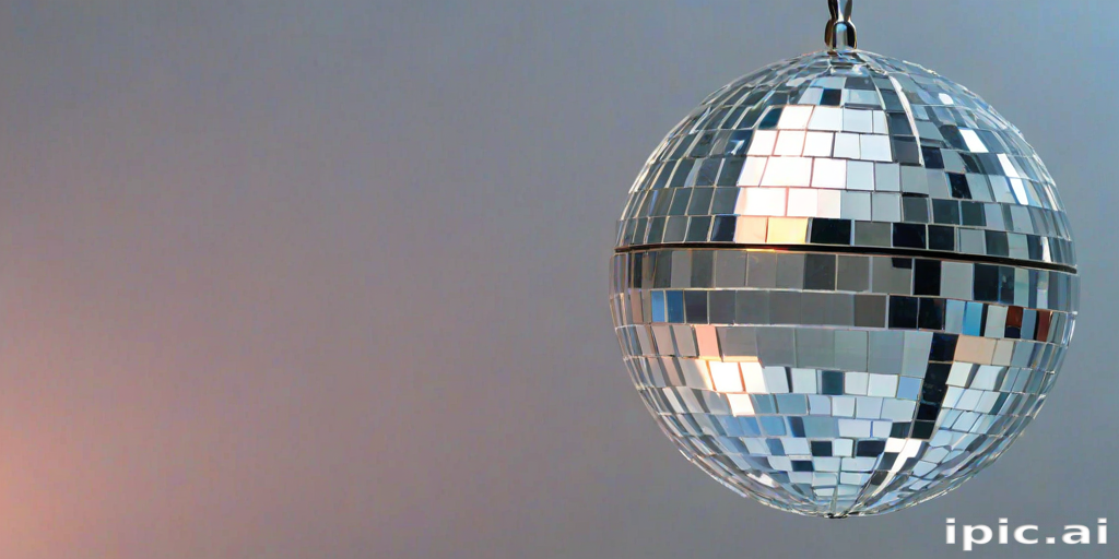 transparent disco ball
